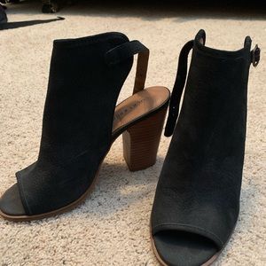 Lucky leather up heels/booties
